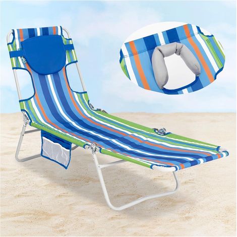 WEJOY Sonnenliege klappbarer Liegestuhl 5-Position verstellbar Garten Terrasse (1/5)