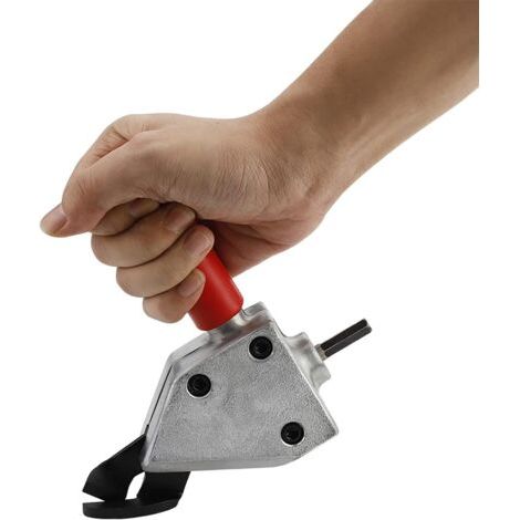 Elektrische Blechschere mit Bohrmaschinenaufsatz für Stahlbleche – Ideal für präzise Schnitte in verschiedenen Materialien – Ergonomischer Griff