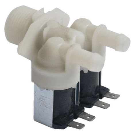 ELECTROVANNE 2 VOIES 180° Ø12 POUR LAVE LINGE - 2483026 (1/2)