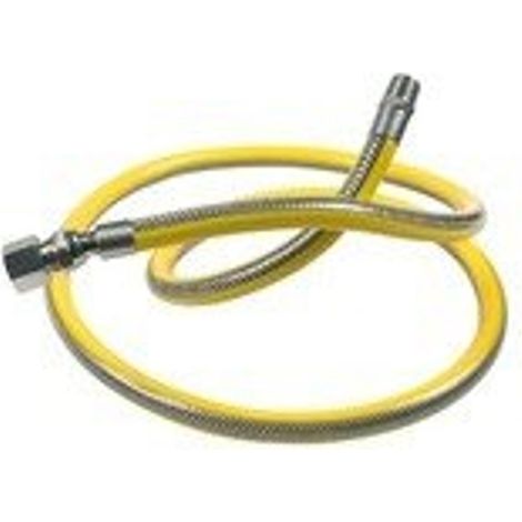 Nemo Go gasflexible 1/2mf 100cm acier inoxydable jaune