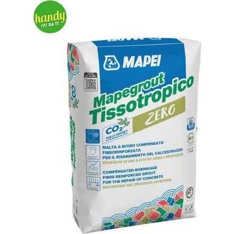 Malta strutturale ripristino calcestruzzo mapegrout tissotropico zero sacco 25kg