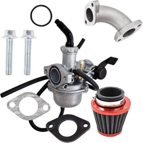 Carburador PZ22 de 22 mm de repuesto para motos de cross CRF SSR Sunl Taotao de 110 cc y 125 cc, ATV con filtro de aire y tubo de admisión. (1/4)