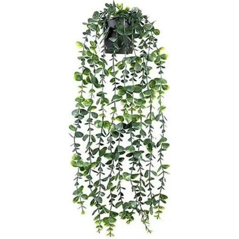 Plante Artificielle Suspendue - PVC - 47 À 65 Cm - Décoration Intérieure - 1 Pièce (1/4)