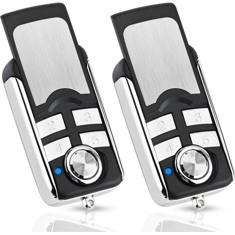 Bardusch Telecommande Universelle Portail2 Pack Télécommande Émetteur Manuel Remplacement pour HORMANN HSE4-868-BS, HSE2-868-BS, HS4-868-BS, Compatible avec HORMANN BiSecur SupraMatic ProMatic Opérate (1/4)