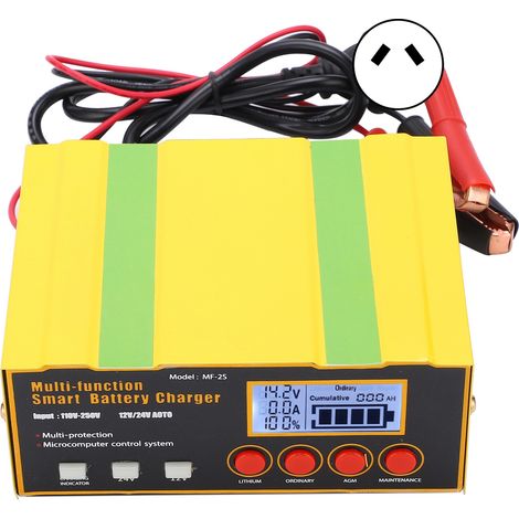 Chargeur de batterie multifonctionnel automatique universel pour voiture MF-2S, alimentation intelligente, prise AU 250V AC (1/5)