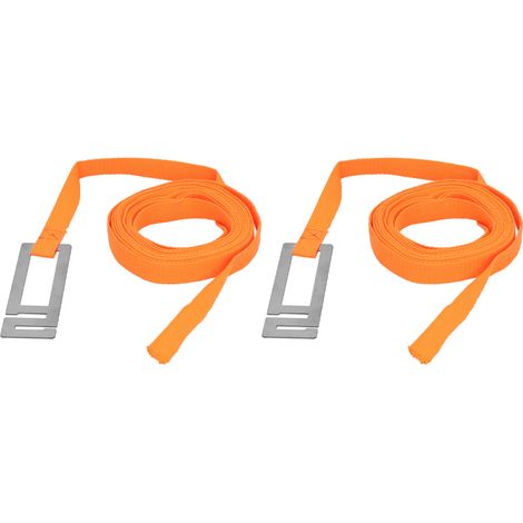 Lot de 2 sangles de ruche portables, fixation et serrage, accessoire d'apiculture, orange (1/5)