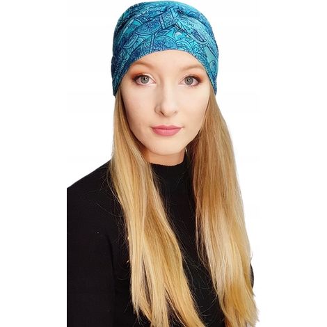 Lara 215 Damen-Kopfturban, weicher Bambusturban nach Chemotherapie (1/5)