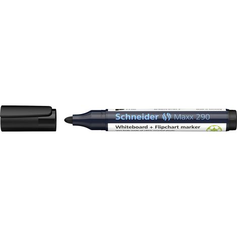 Schneider Boardmarker Maxx 290 129001 1-3mm Rundspitze schwarz (1/4)