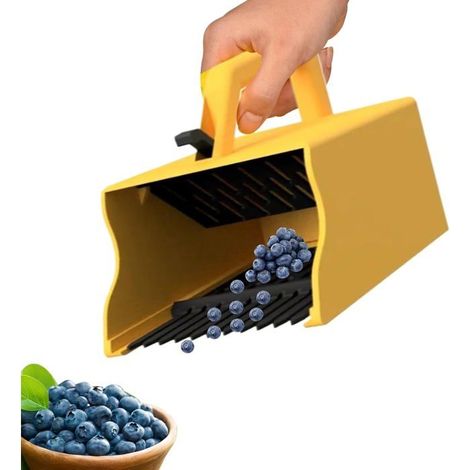 HOXILEELEO - Cueille-fruits-Cueillette de fruits pour la récolte-Râteau de cueillette de cerises pour extérieur, terrasse, serre, cour,baies (1/5)