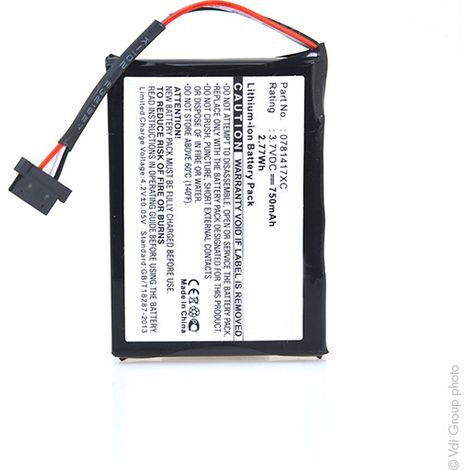 NX - Batterie GPS 3.7V 750mAh - 0781417XC (1/4)