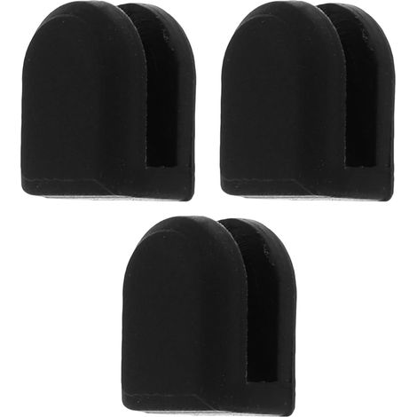 3 Pièces Tampons Bruit pour D'isolation Noir Le Vinyle Platine en Silicone Réduisant Anti-Vibrations et Amplificateur Environnements D'écoute et D'enregistrement (1/5)