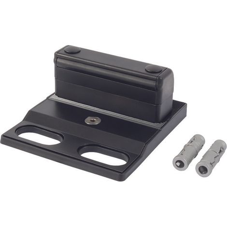 Locinox – SABO – Sabot de sol à visser pour motorisation – Fixation par vis – Pour béton armé et terrains accidentés