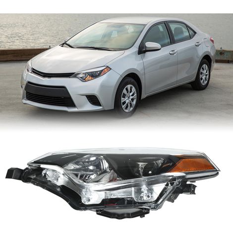 Linke vordere Scheinwerfereinheit (übergroß) (übergewichtig) kompatibel mit Toyota Corolla 2014-2016 (USA) (1/5)
