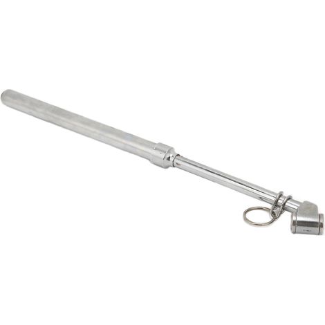 Manomètre de pression des pneus portable à double tête en alliage de zinc robuste pour camions, bus, voitures et SUV. Convient aux véhicules de grande taille, bus et SUV. (1/5)