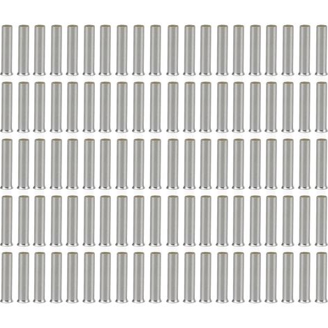 Virole de fil de cuivre étamé, connecteur à sertir, borne d'extrémité de broche pour câble électrique de 6 mm², 100 pièces, EN6012