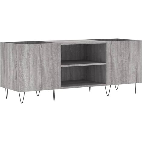 Maison Exclusive - Mobile Porta DiscGrigio Sonoma 121x38x48cm Legno Multistrato