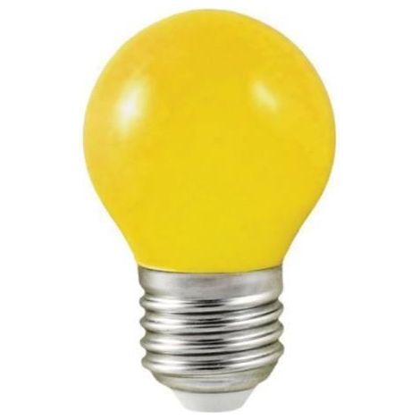 Ampoule LED Mini-sphérique 3W E27 Jaune