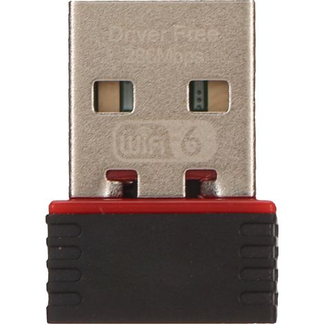 Adaptateur WiFi USB 300Mbps Mini Universel pour PC Portable, Carte Réseau Sans Fil (1/5)