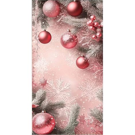 Habillage De Porte De Noël - 89 X 180 Cm - Décoration Murale Et Porte Pour Fêtes - Idéal Pour Intérieur Extérieur - 1 Pièce (1/5)