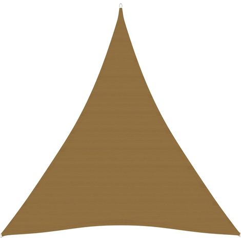 Toldo de vela HDPE gris taupe 160 g/m² 5x6x6 m (1/5)