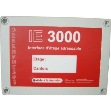 Nugelec 35151 IE3000 interfaz de suelo - TD3000 panel de control de humo direccionable residencial