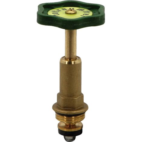JS Vitone a camera di grasso per valvola ad angolo retto, con albero crescente, DN15, 1/2'', in ottone, con guarnizione EPDM, 0018141500001