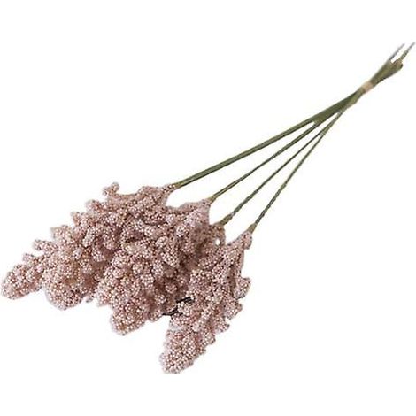 Fleurs artificielles de lavande HOW-E, en soie artificielle, inaltérables et fraîches, pour la maisonrose clair (1/5)
