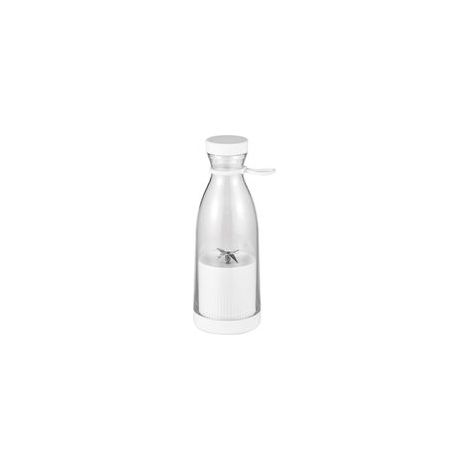 Mini mélangeur électrique portable 380 ml, presse-agrumes, 6 lames pour smoothie, milkshake, jus, nourriture, batterie rechargeable intégrée pour les voyages, le sport, la cuisine, le bureau, l'extéri