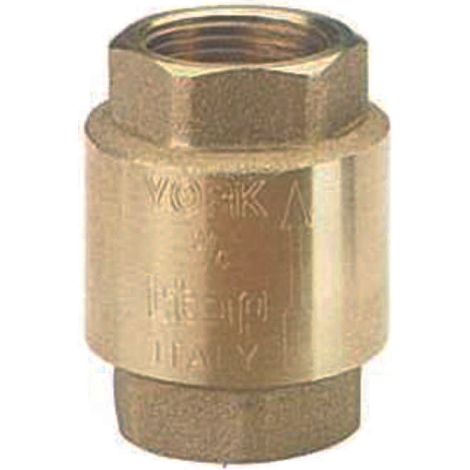 Valvola di ritegno per acqua york art.103 - f 3/4 - pressione esercizio 12 bar