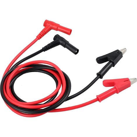 Cable Bananas a Pinzas de Cocodrilo Cable de Prueba 15A 4mm (1/5)