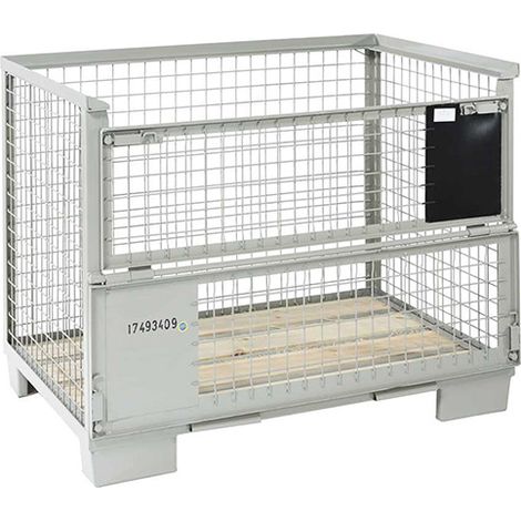 Scatola in rete metallica impilabile - Carico mass. 1500 kg. - CPM50