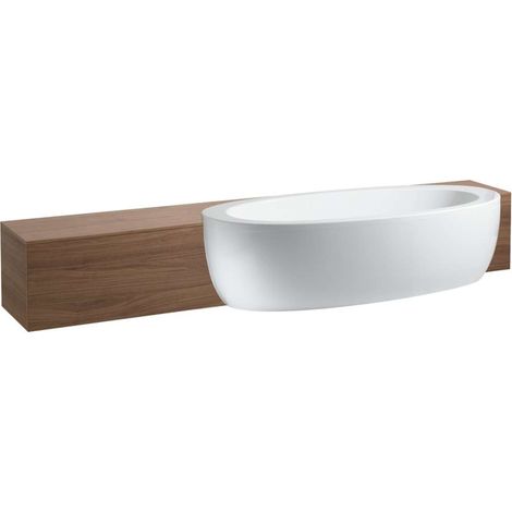 LAUFEN ILBAGNOALESSI Badewanne Acryl Halbeinbau 2030x1020x460mm, (1/4)