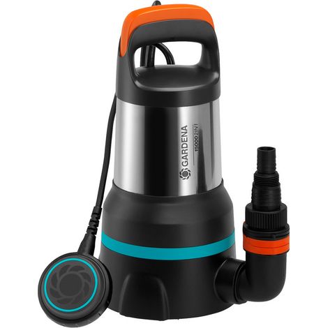 GARDENA 09048-61 15000 Schmutzwasser-Tauchpumpe  15.000 l/h 7.5 m