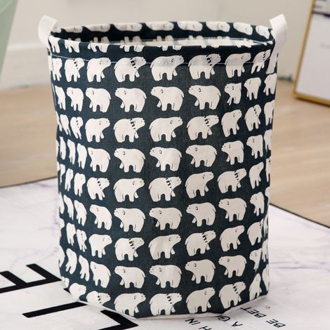 Panier à linge en tissu pour la maison (A) (1/3)