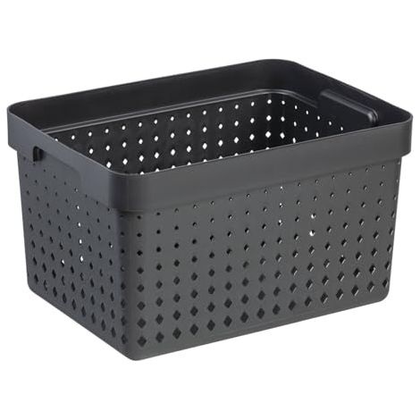 Cesto portaoggetti Plast-team seoul basket plastica riciclata 35,7x26,8 cm (1/3)