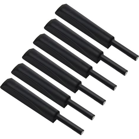 Magnetische Druckverschlüsse, 6 Stück für Schranktüren, Schubladenrückprallschutz mit Befestigungsschrauben, einstellbarer Widerstand (1/5)