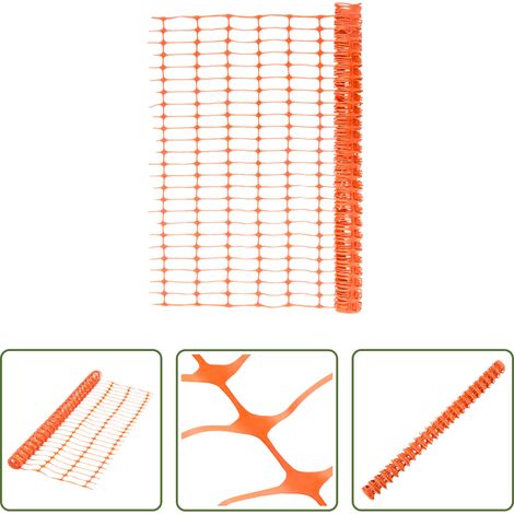 vidaXL Warnnetz -  Gartenzaun 50 m Orange (1/5)