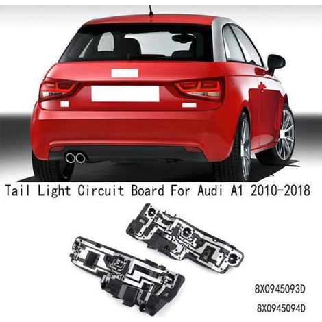 Paire de supports de feux arrière pour Audi A1 (2010-2018) – Pièces de rechange d'origine – Installation facile – Durables (1/5)