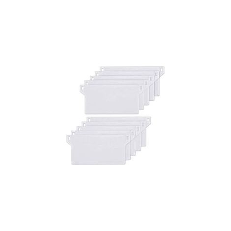 10pcs Plaque de Lestage Store Californien Poids Lest Stores Verticaux Plaque Lestage Store Lamelle Verticale 127mm Pièce Rechange Blanche (1/4)