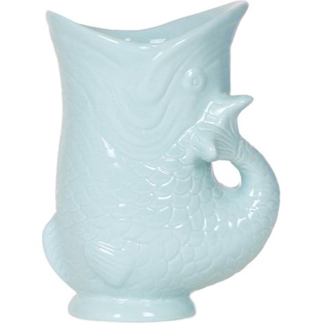 Poisson Décoratif Turquoise Ø 9 cm - Figurine Design pour Décoration Intérieure - PANGIVO (1/3)