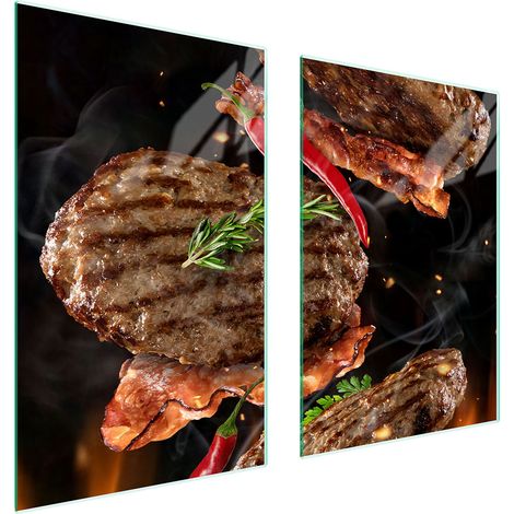 PLACA PROTECTORA DE VIDRIO PARA PARRILLA DE COCINA 65x52 (1/5)