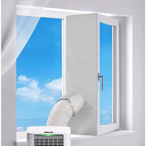 Joint de Fenêtre pour Climatiseurs Mobile, Calfeutrage pour Fenêtres pour Climatiseur Mobile, Kit Calfeutrage Climatiseur, 500CM, Compatible avec les Joints de Fenêtre des Flimatiseurs (1/5)