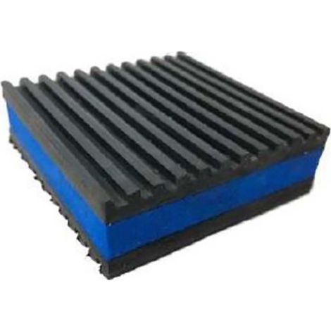 Tapis antivibration RS PRO, taille 50 x 50mm ( Prix pour Paquet de 12 )