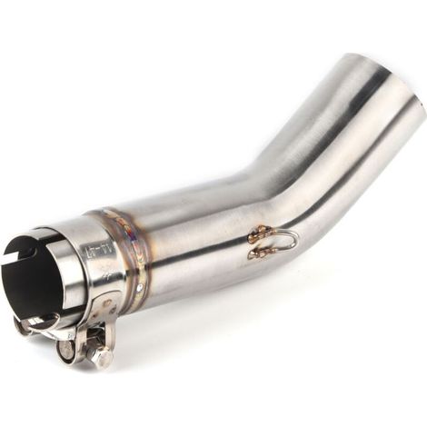 Tube d'échappement intermédiaire, diamètre 51 mm, pour motos. Tube moyen antirouille haute résistance.-Crezuo (1/5)
