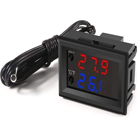 Régulateur de température DC 12V programmable -50110℃, avec sonde de capteur étanche NTC 10K (1/5)