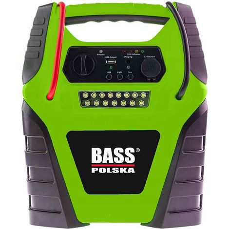 Avviatore + compressore + lampada LED + caricabatterie USB