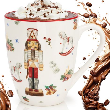 Tazza invernale natalizia per bevande, caffè, tè, erbe aromatiche, 320 ml (1/4)