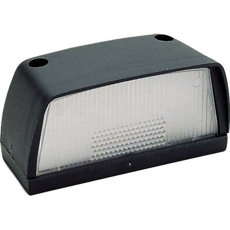 Éclaireur De Plaque - 90x46x50 Mm - Entraxe 45 Mm - Pour Ampoule 12 V 10 W - Unité (1/2)