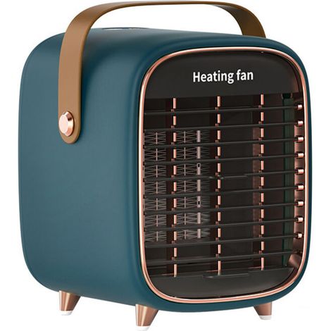 Leiser Mini-Tischlüfter, Heizlüfter für kleine Wohnungen, elektrische Schlafzimmerheizung, 90–240 V/50–60 Hz – Crezuo