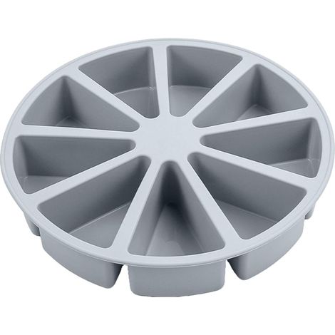 Moule à pâtisserie en silicone Générique, moule à gâteau, démoulage facile, antiadhésif, ustensiles de cuisine triangulaires pour (1/5)